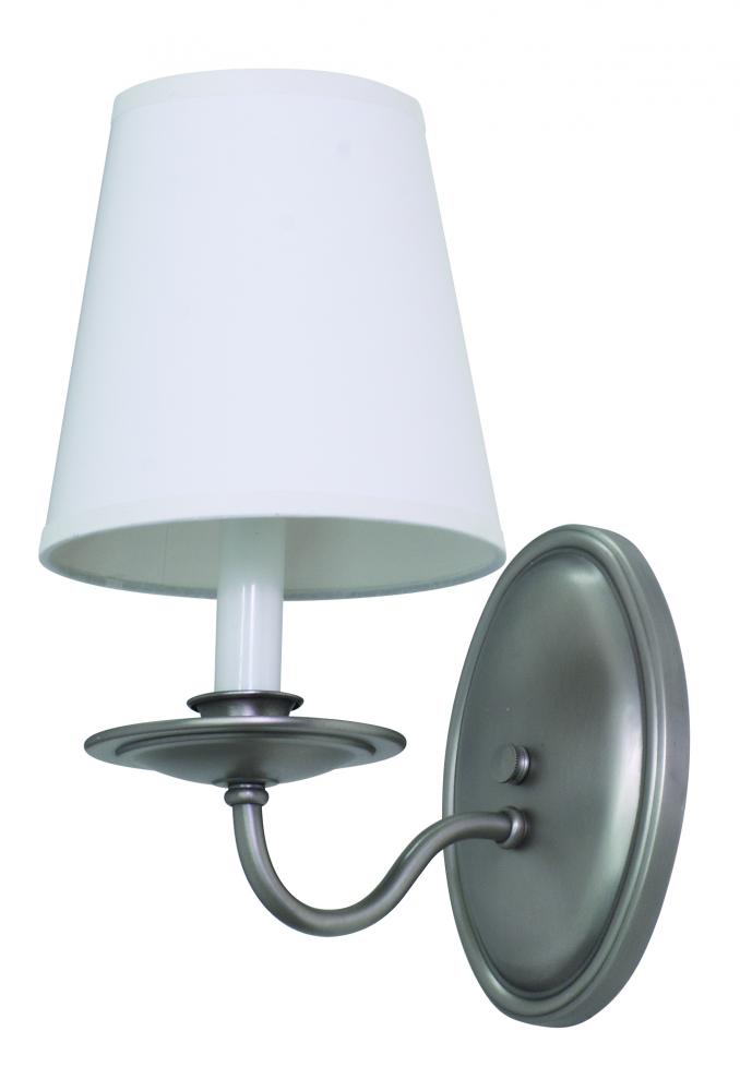 Lake Shore Wall Sconce Satin Pewter