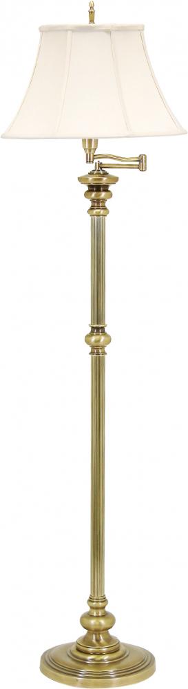 Newport 61" Antique Brass Floor Lamps