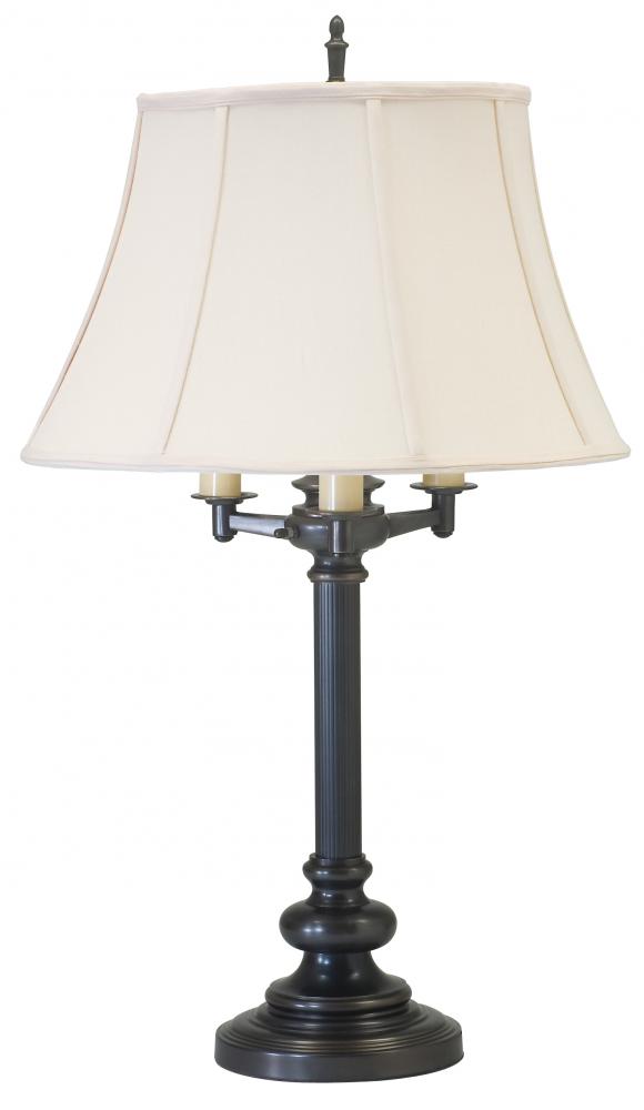 Newport 30" Oil Rubbed Bronze Six-Way Table Lamps