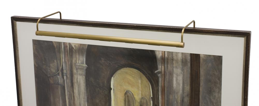 Slim-Line 40" Weathered Brass Plug-In Picture Lights