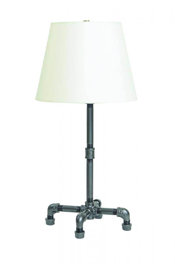 Studio Industrial Granite Table Lamp with Fabric Shade