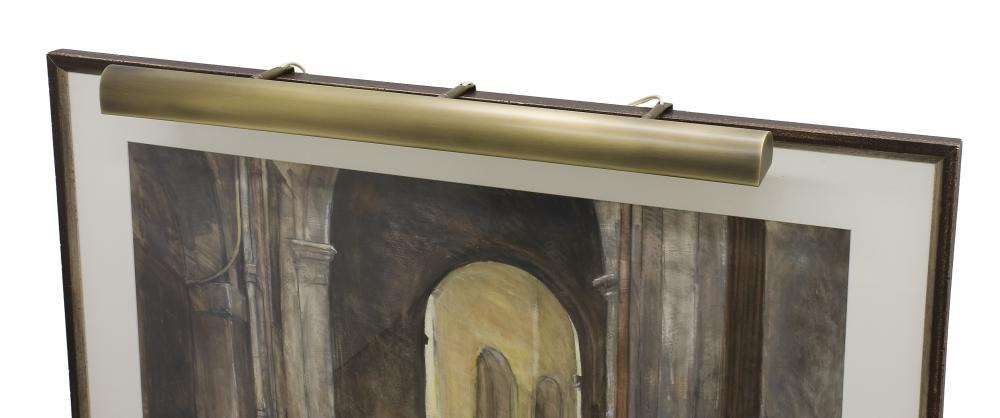 Traditional 36" Antique Brass Plug-In Picture Lights
