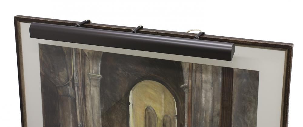 Traditional 36" Mahogany Bronze Plug-In Picture Lights