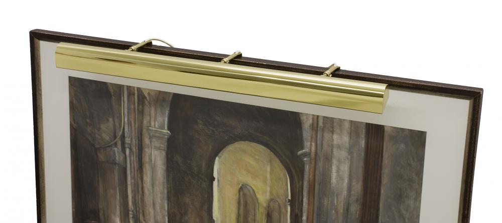 Traditional 42" Polished Brass Plug-In Picture Lights