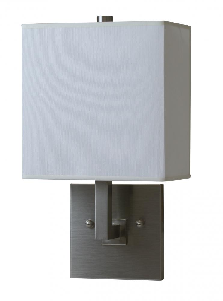 Direct Wire Ada Wall Sconce In Satin Nickel