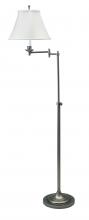 House of Troy CL200-AS - Club Adjustable Antique Silver Floor Lamps