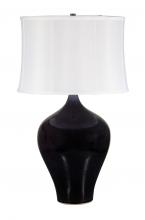 House of Troy GS160-EG - Scatchard 25" Stoneware Table Lamps in Eggplant