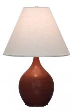 House of Troy GS200-CR - Scatchard 19" Stoneware Accent Lamp in Copper Red