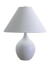 House of Troy GS200-WM - Scatchard 19" Stoneware Accent Lamp in White Matte