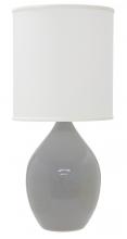 House of Troy GS301-GG - Scatchard 24" Stoneware Table Lamps in Gray Gloss