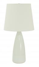 House of Troy GS850-WG - Scatchard 25.5" Stoneware Table Lamps in White Gloss