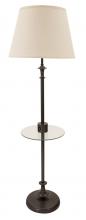 House of Troy RA302-OB - Randolph Floor Lamps with Table and USB Port in Oil Rubbed Bronze