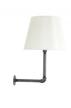 House of Troy ST675-GT - Studio Industrial Granite Wall Lamp with Fabric Shade (Pin Up Only)