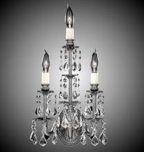 American Brass & Crystal WS9479-A-07G-PI - 3 Light Stem Wall Sconce