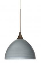 Besa Lighting 1XC-4679TN-LED-BR - Besa Pendant Brella Bronze Titan 1x6W LED