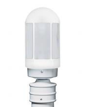 Besa Lighting 315153-POST-FR - Costaluz 3151 Series Post White 1x75W A19