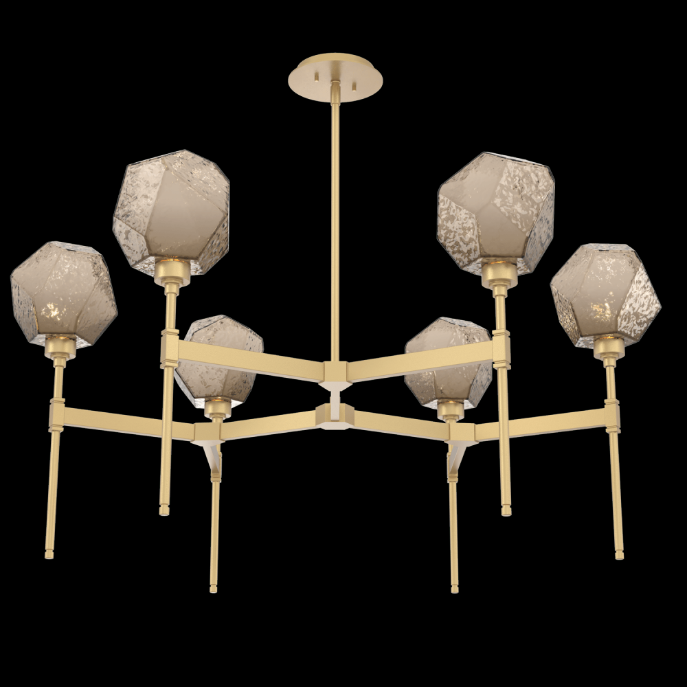 Gem Round Belvedere Chandelier-39-Gilded Brass