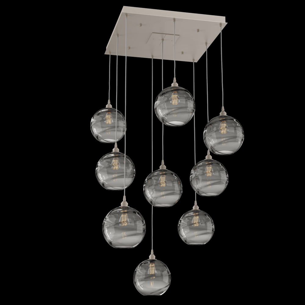 Terra Square 9pc Multi-Pendant