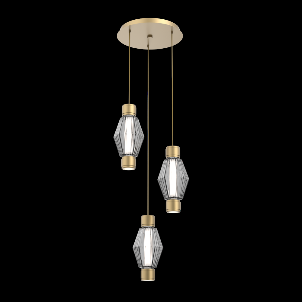 Mandrel Round 3pc Multi-Pendant - Aalto