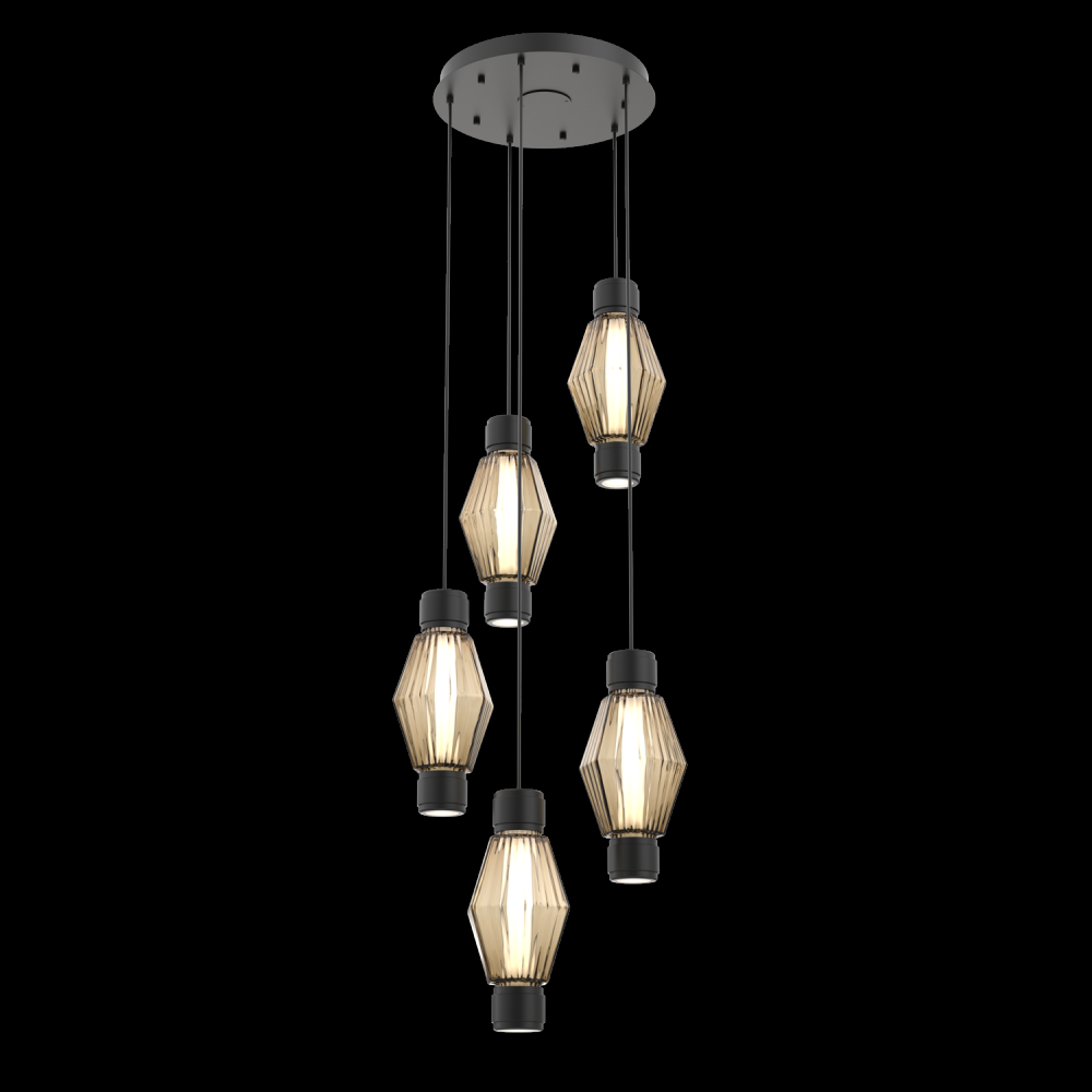 Mandrel Round 5pc Multi-Pendant - Aalto