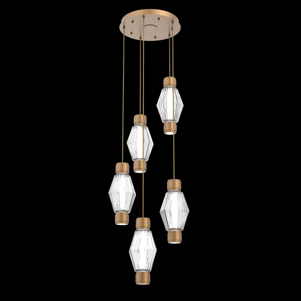 Mandrel Round 5pc Multi-Pendant - Aalto