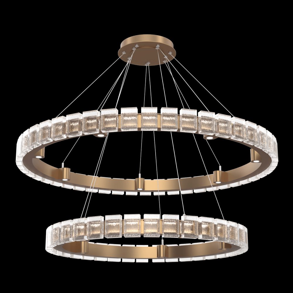 Tessera 38" & 50" Two-Tier Ring-Novel Brass