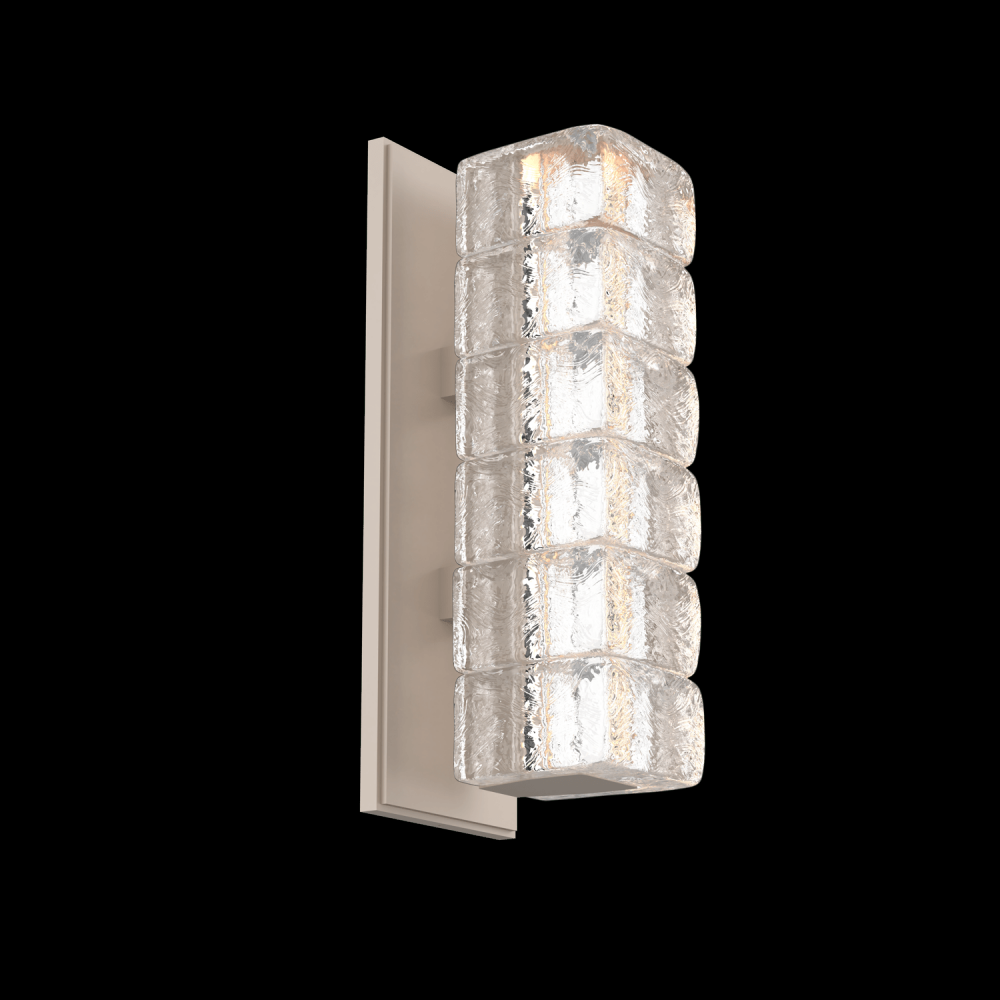 Asscher Sconce-Graphite-Asscher Clear