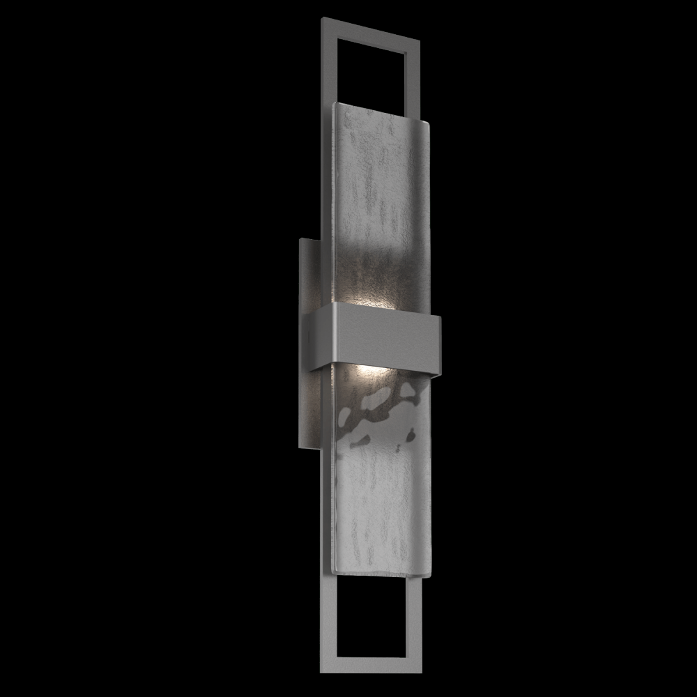 Sasha 28" Sconce-Argento Grey-Smoke Granite