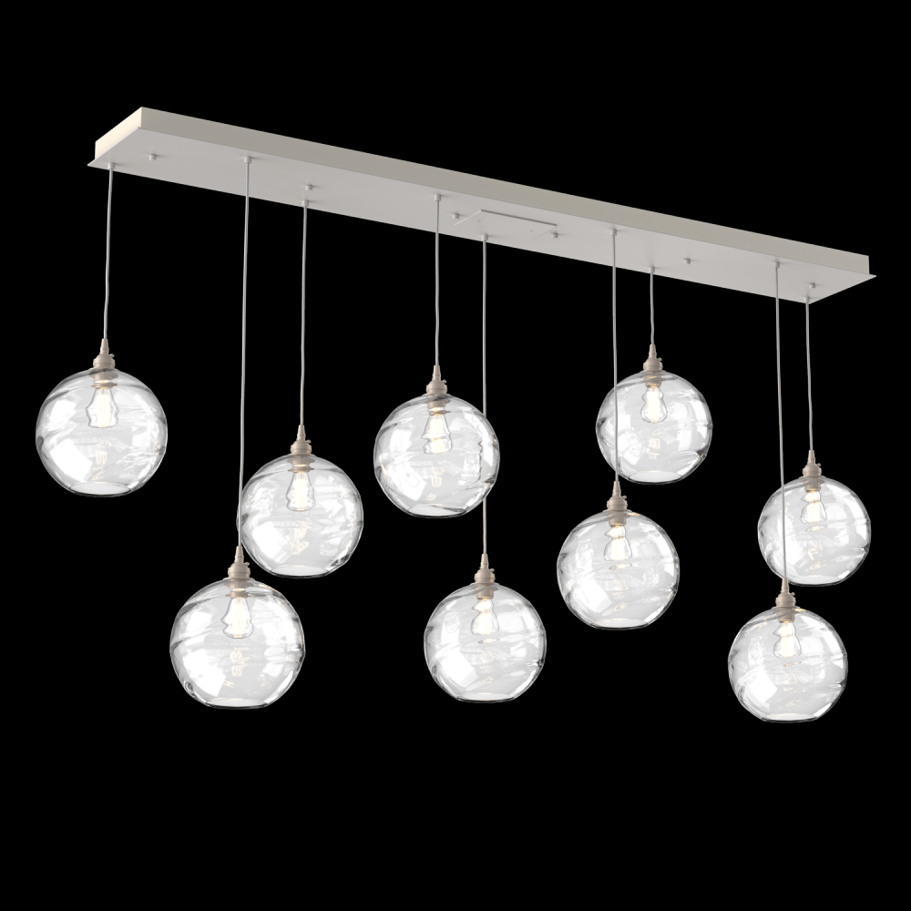 Terra Linear 9pc Multi-Pendant