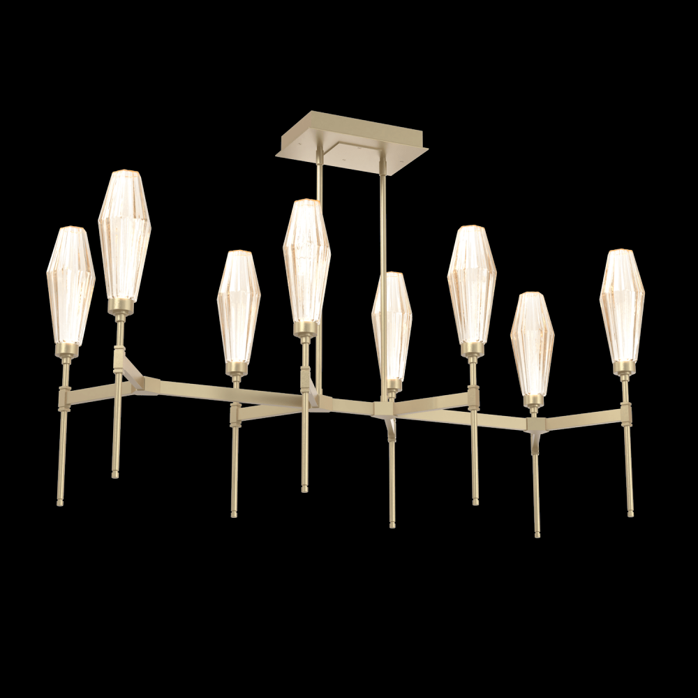 Aalto Linear Belvedere Suspension-48-Gilded Brass