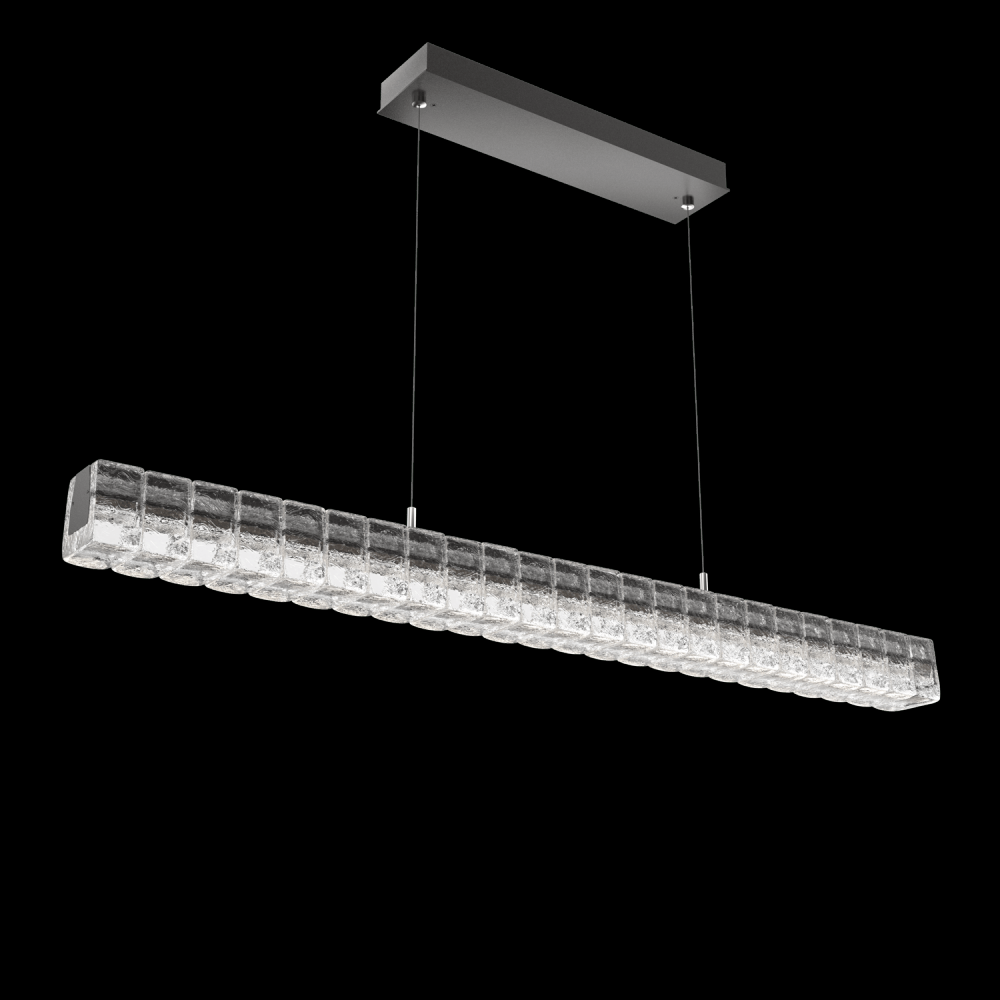 Asscher Linear Suspension 48"-Graphite-Asscher Clear