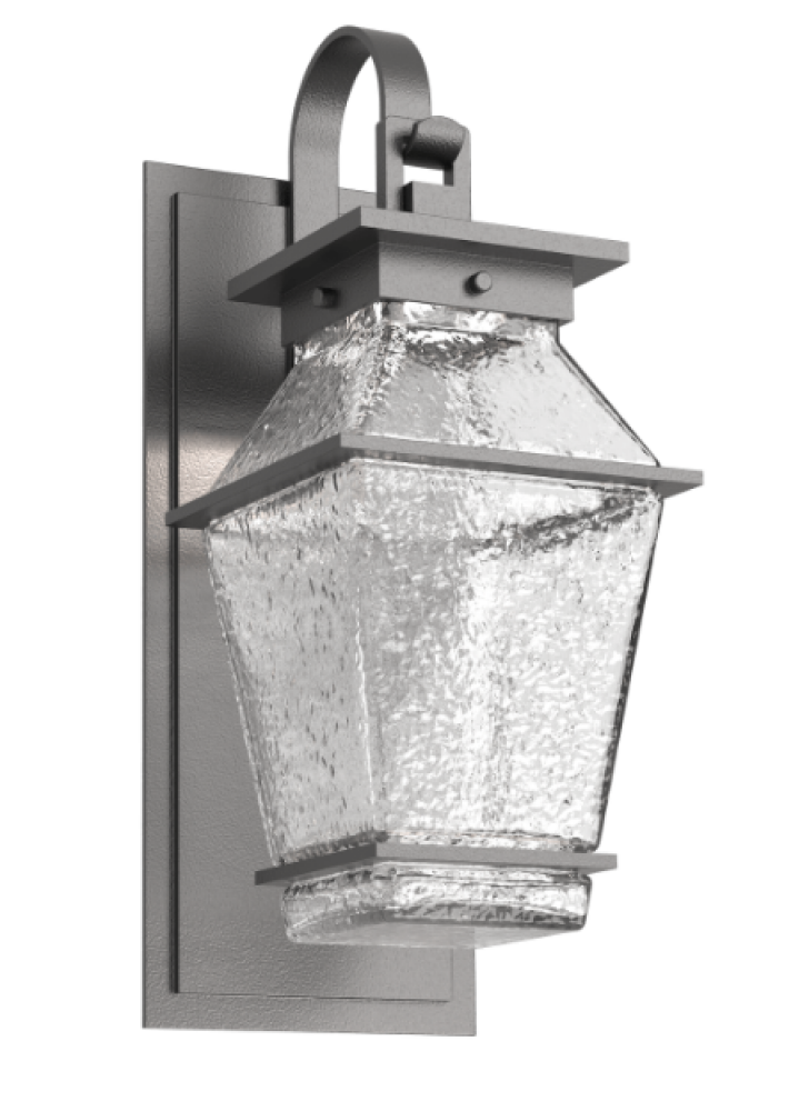 Outdoor Landmark Sconce with Shepherds Hook-02-Argento Grey