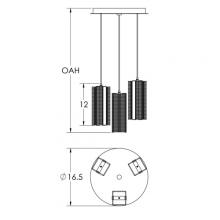 Hammerton CHB0020-03-MB-0-C01-E2 - Downtown Mesh Round Multi-Port-03