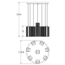 Hammerton CHB0020-08-BS-0-C01-E2 - Downtown Mesh Round Multi-Port-08