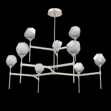 Hammerton CHB0039-55-BS-S-001-L3 - Gem Round Belvedere Chandelier-55-Metallic Beige Silver