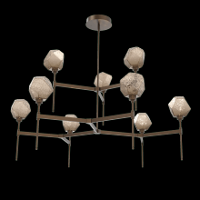 Hammerton CHB0039-55-FB-B-001-L3 - Gem Round Belvedere Chandelier-55-Flat Bronze