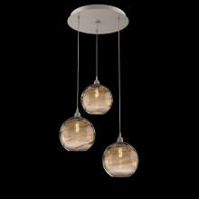 Hammerton CHB0047-03-BS-OB-C01-E2 - Terra Round 3pc Multi-Pendant