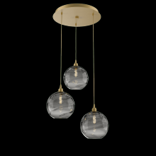 Hammerton CHB0047-03-GB-OS-C01-E2 - Terra Round 3pc Multi-Pendant