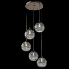 Hammerton CHB0047-05-FB-OS-C01-E2 - Terra Round 5pc Multi-Pendant