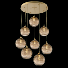 Hammerton CHB0047-08-GB-OB-C01-E2 - Terra Round 8pc Multi-Pendant