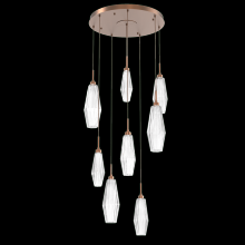 Hammerton CHB0049-08-BB-RC-C01-L3 - Aalto Round 8pc Multi-Pendant