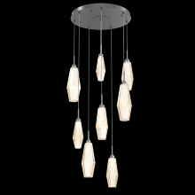 Hammerton CHB0049-08-GP-RA-C01-L3 - Aalto Round 8pc Multi-Pendant