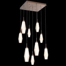 Hammerton CHB0049-09-BB-RA-C01-L1 - Aalto Square 9pc Multi-Pendant