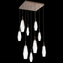 Hammerton CHB0049-09-BB-RC-C01-L3 - Aalto Square 9pc Multi-Pendant