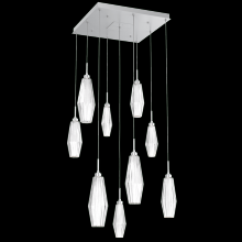 Hammerton CHB0049-09-CS-RC-C01-L3 - Aalto Square 9pc Multi-Pendant