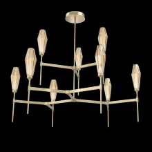 Hammerton CHB0049-54-GB-RB-001-L1 - Aalto Round Chandelier-54-Gilded Brass