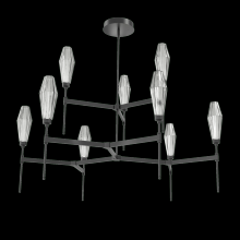 Hammerton CHB0049-54-MB-RS-001-L3 - Aalto Round Belvedere Chandelier-54-Matte Black