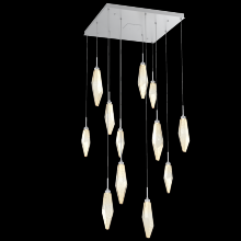 Hammerton CHB0050-12-CS-CA-C01-L3 - Rock Crystal Square 12pc Multi-Pendant