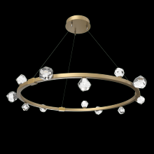 Hammerton CHB0070-40-GB-CZ-CA1-L3 - Stella Ring Chandelier 42"