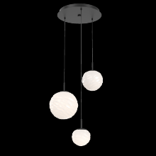 Hammerton CHB0092-03-MB-WL-C01-L3 - Gaia Round 3pc Multi-Pendant